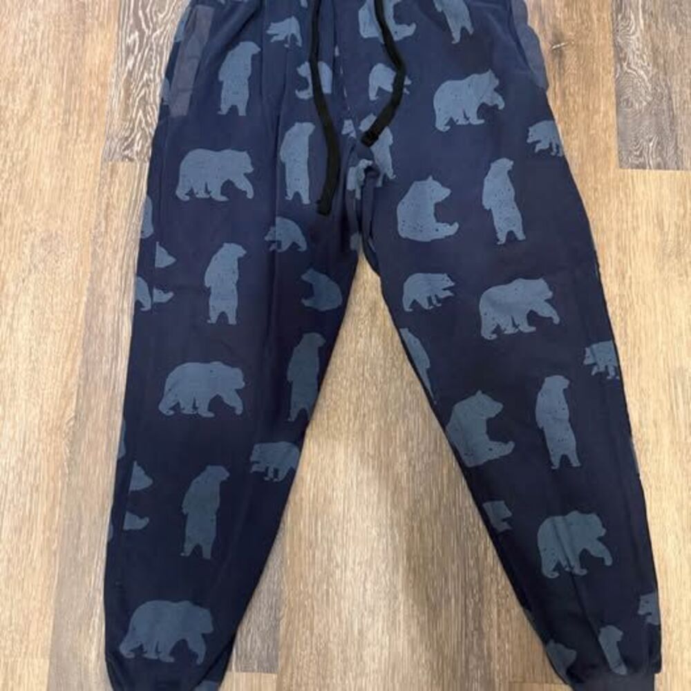Lazy One Bear Print Jogger Pajama Pants